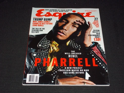 2017 FEBRUARY ESQUIRE MAGAZINE - PHARRELL COVER - L 12482