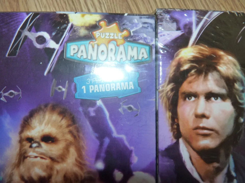 Star Wars Rompecabezas Panorama 3 en 1 Set Trilogía Original 211 Piezas ¡Nuevo Precintado! Foto 3 de 4