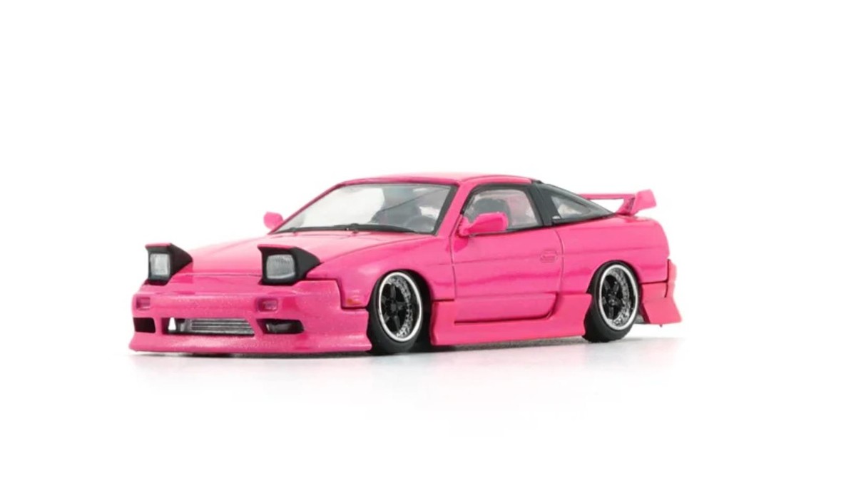 1/64 BM CREATIONS bmクリエーション 180sx PRS13 1:64 Nissan 180SX (PRS13 Silvia) -- Metallic Pink -- BM