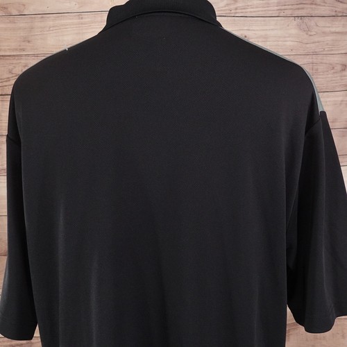 GRAND SLAM PERFORMANCE SCHWARZES GOLF-POLOSHIRT FÜR HERREN GRÖSSE XLT TALL - Bild 6 von 7