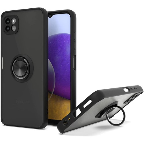 Celero 5G, Celero 5G Plus, Samsung A22 5G, Shockproof Magnet Ring Kickstand Case - Picture 9 of 26