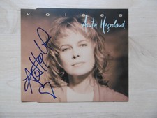 Anita Hegerland autograph signed CD cover "Voices"