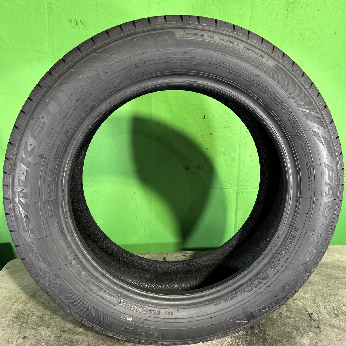 Pair,Used-225/60R18 Falken Pro G5 CSV 100H 9/32 DOT 0123 | eBay