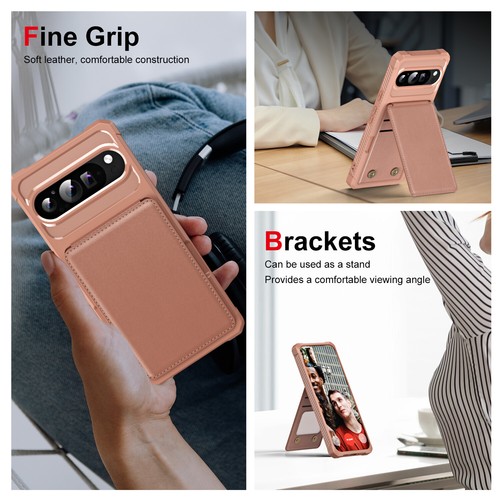 Flip Magnetic Leather Wallet Phone Case For Google Pixel 7 Prp 8 8A 9 Pro XL - Picture 50 of 53