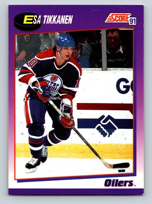 Esa Tikkanen 1991-92 Score American #241 Edmonton Oilers