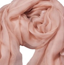 LadyMYP 190cm*108cm  schlicht leicht Seidenschal Stola aus 100% Seide 38g/Stück