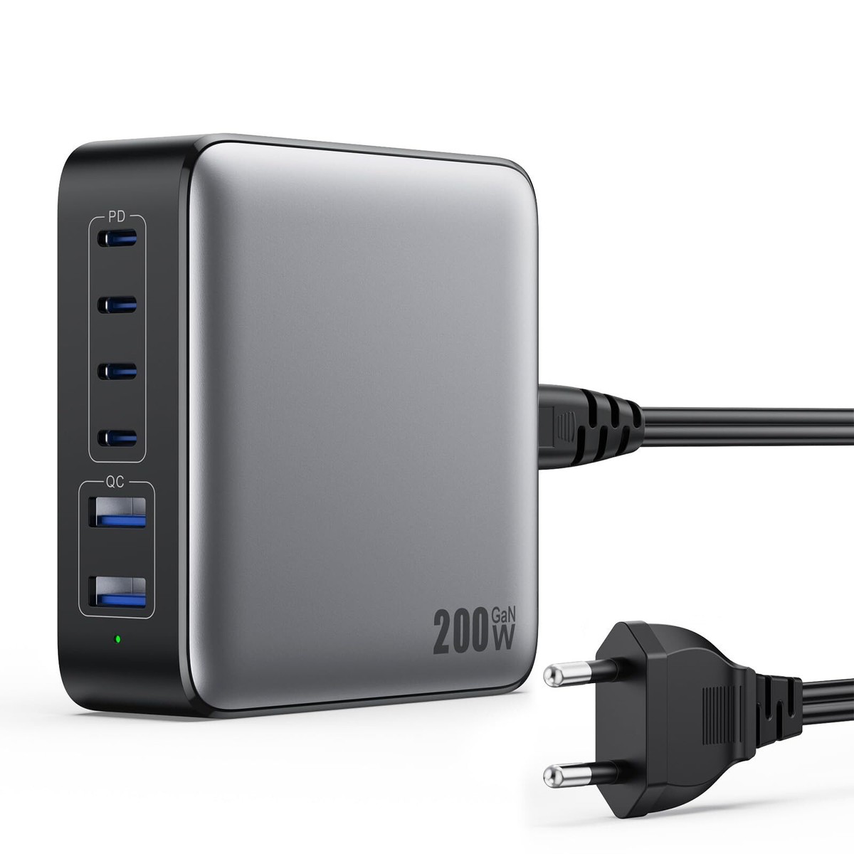 Alientatore USB C 65W Caricatore GaN Tech per acBook Pro/Air, i-Pad
