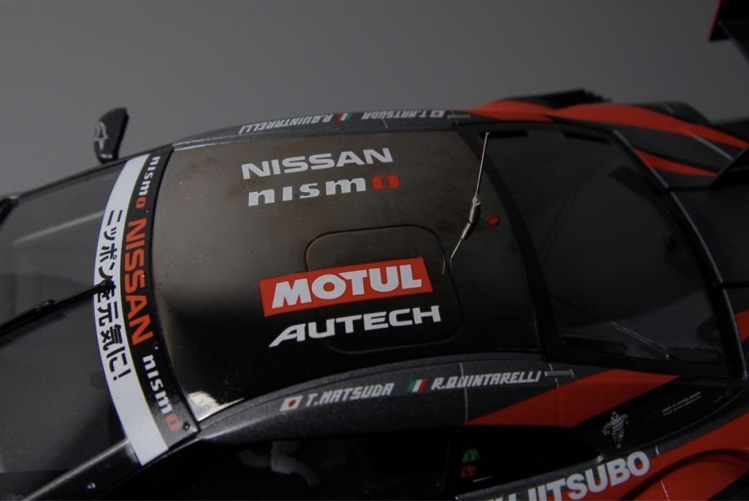 EBBRO Super GT Motul Autech GTR GT500 2014 1/18 Mini Car Red