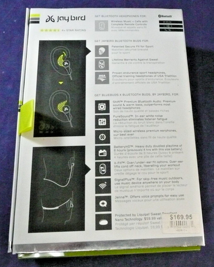 Jaybird Bluebuds X Wireless Ear Buds | eBay