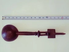 Rare Primitive 17" Hand Carved Spoon Scoop Ladle Excellent 