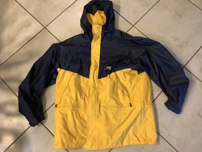 helly hansen jacket men's yellow blue 