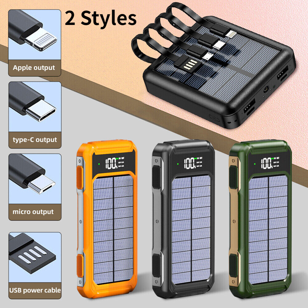 power bank solar power iphone charger
