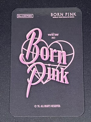 Blackpink Lisa BORN PINK World Tour Seoul Finale Lucky Draw K-pop