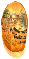 Memory of Galicia (W. Ukraine) 1916 German Austrian Oil painting WW1 WWI