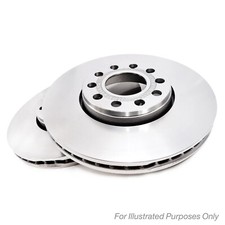 Bosch Front Brake Discs Coated Vented HC 330mm Pair For BMW X1 F48 xDrive 25d