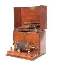 1850's Slater & Oakes Quack Medical Shock Therapy Machine * Works