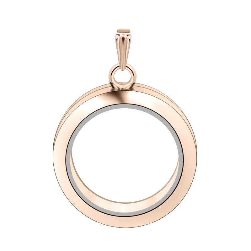 Medallones de Moda chapado en oro rosa