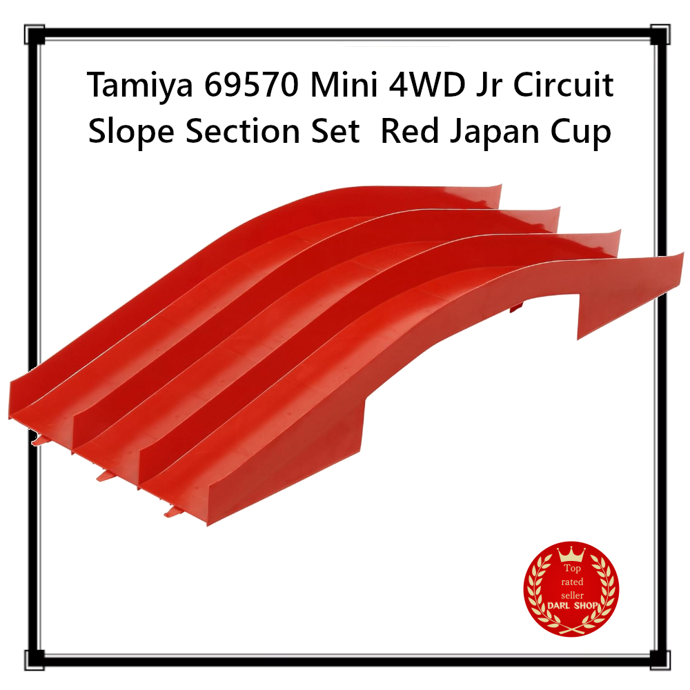 Tamiya 69570 Mini 4WD Jr Circuit Slope Section Set Red Japan Cup