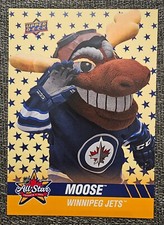 NHL 2024 All Star Game Toronto Upper Deck Winnipeg Jets Moose Mascot Card