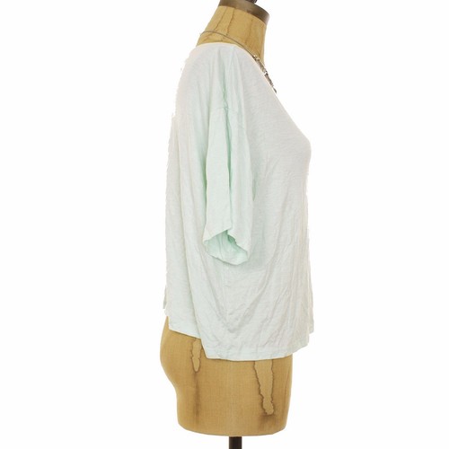 Top sociale URBAN OUTFITTERS Project taglia S crop manica corta verde menta B6 - Foto 2 di 4