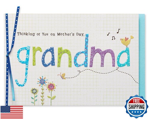 Amerikanische Grußkarte Muttertag für Oma (denkt an dich) - Bild 3 von 5