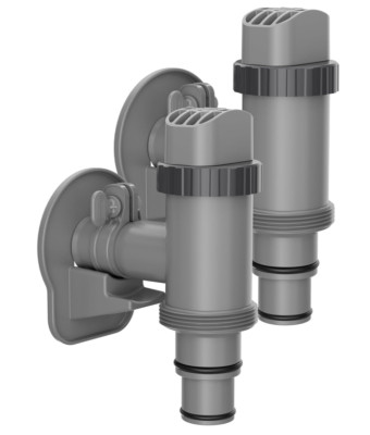 Pool Plunger Valve & Pipe Holder Set - Replacement for Intex Pools (2 Each)