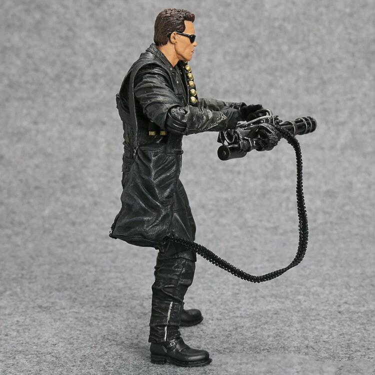 NECA Terminator 2: Judgment Day T-800 Arnold Schwarzenegger Action Figure 7" - Image 3 of 4