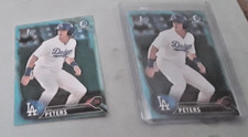 (2) 2016 Bowman Chrome  SKY BLUE REFRACTOR DJPeters  BDC75