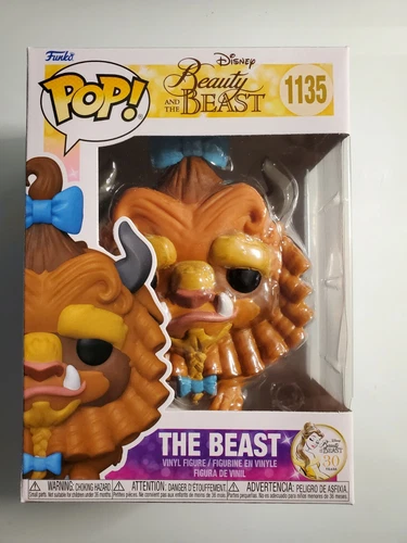 Funko Pop Disney Beauty And The Beast 30th Anniversary The Beast #1135 Figure
