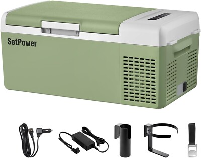 Portable Refrigerator 15.8 Quart 12 Volt Freezer (-4 ~68 )  for Camping, Truck