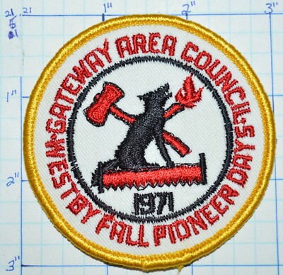 BSA GATEWAY AREA COUNCIL WISCONSIN 1971 WESTBY PIONEER VINTAGE BOY SCOUT PATCH