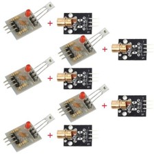 10x/set Laser Receiver Sensor Module 650nm KY-008 Transmitter For AV