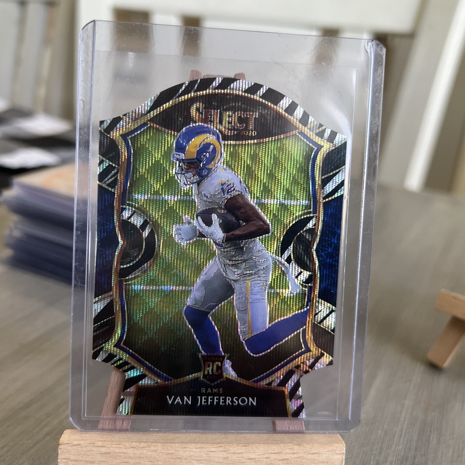2020 SELECT VAN JEFFERSON ZEBRA CONCOURSE RC SSP! 🔥MINT🔥 RAMS ROOKIE