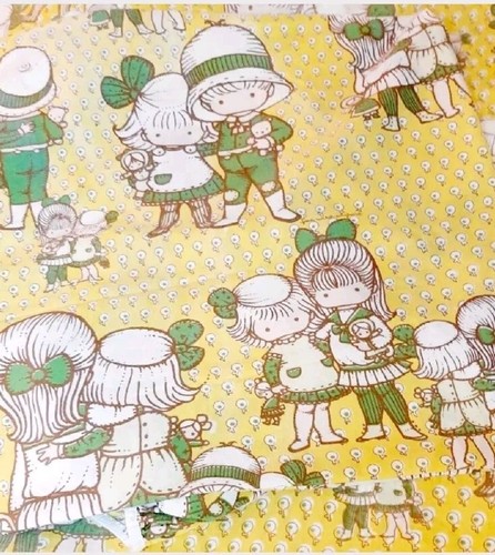 Vintage Joan Walsh Anglund Character Bedsheet Lot Of Two Single Flat And Fitted - Picture 2 of 9