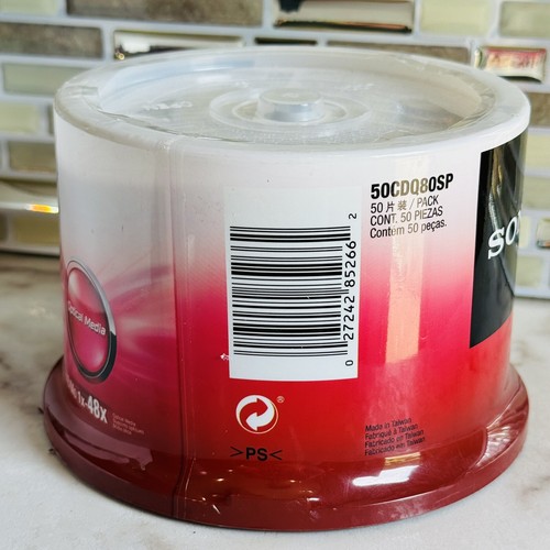 Brand New Sealed Sony CD-R 50 Disc Pack 700 MB 48x Speed Optical Media Spindle - Bild 5 von 6