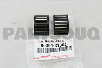 9036431002 Genuine Toyota BEARING, NEEDLE ROLLER (FOR 3RD 9036431002 Genuine Toyota BEARING, NEEDLE ROLLER (FOR 3RD