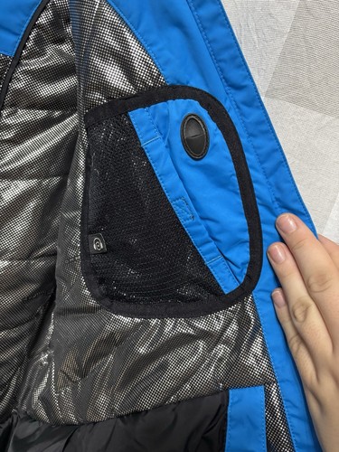 Columbia Ski Jacket Women Small Blue Titanium Omni-Shield Hooded Outdoor - Picture 11 of 18