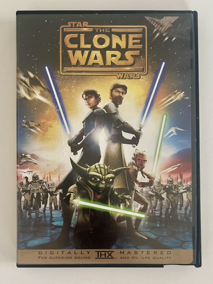 Star Wars The Clone Wars DVD w/ Blockbuster Video Case! | eBay