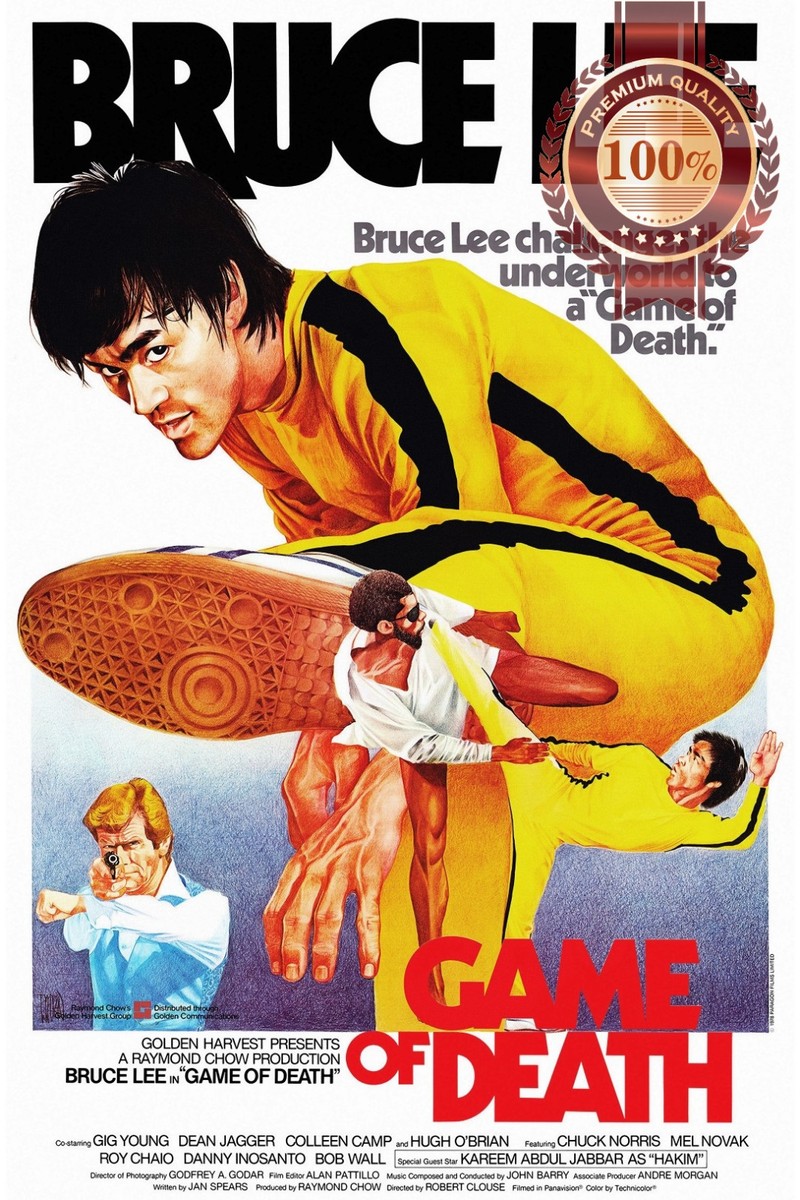 GAME OF DEATH BRUCE LEE V2 ORIGINAL CINEMA FILM MOVIE PRINT