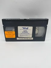 City In Panic Vintage Horror VHS Trans World 80's Slasher Former Rental