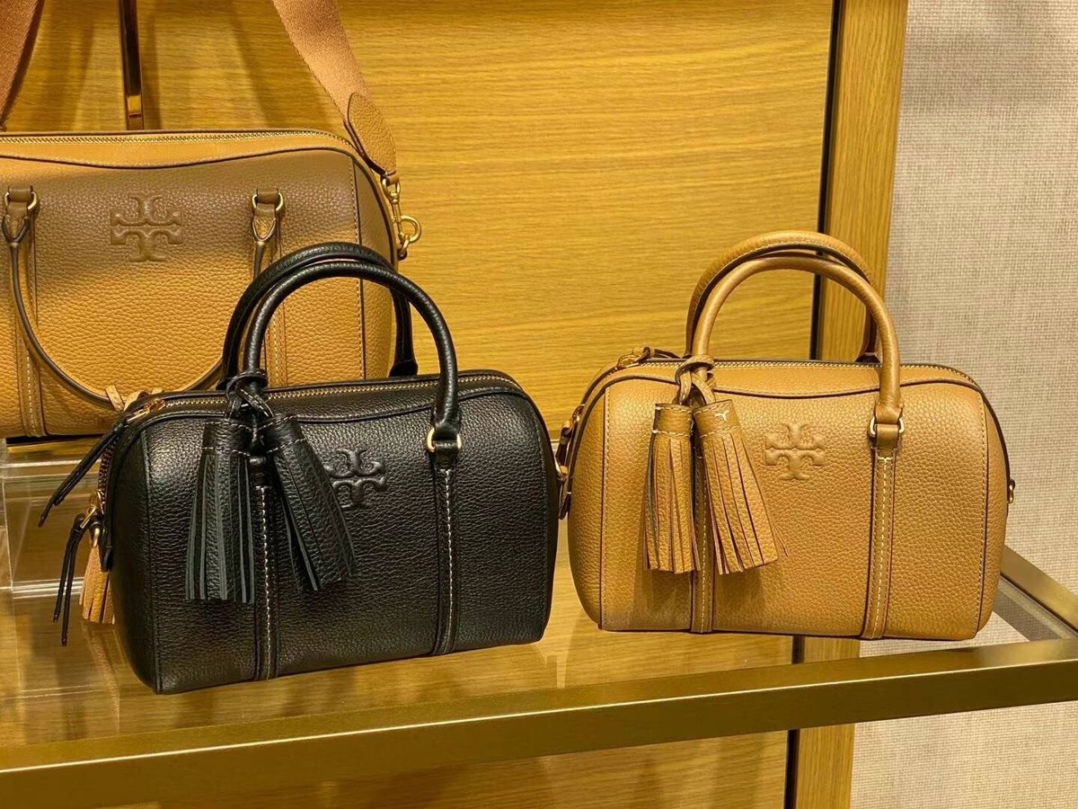 【美品❗️】Tory Burch THEA SMALL SATCHEL 2way NWT Tory Burch 146449 Thea Mini Satchel Leather Crossbody in