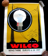 Wilco, BEING THERE, Jeff Tweedy Autographed Silk Screen Litho (1997) 20"x 26"