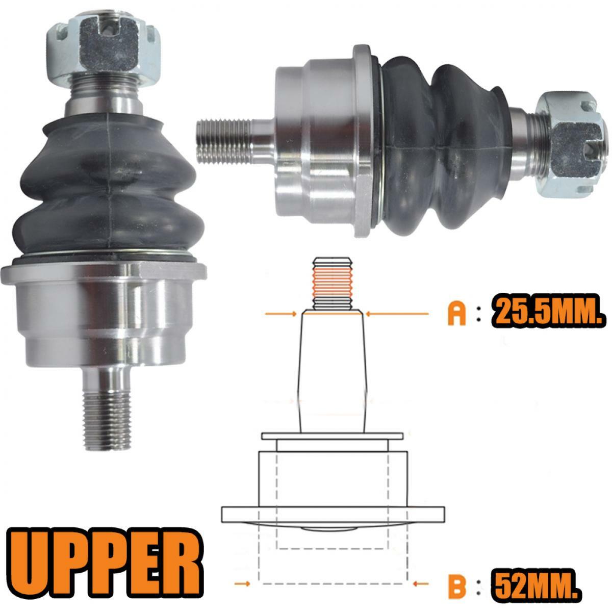 2 PCs Ball Joint Upper Fit Isuzu ELF NKR 120 RHD Truck 1999-2012