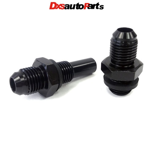 8 AN x 1/4NPS 4L80E GM transmission oil cooler adapter fittings 1997 - 2007 USA - Picture 3 of 4