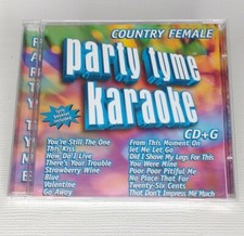 Party Tyme Karaoke Country Female CD G 2002 Sybersound
