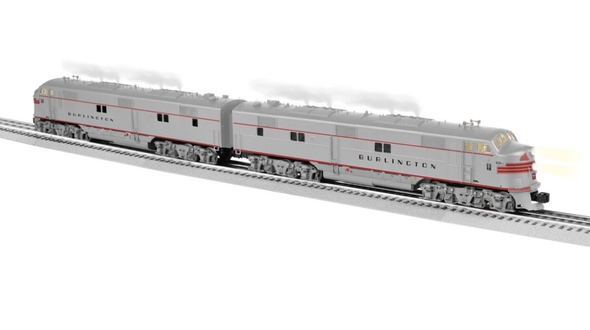 LIONEL LEGACY BURLINGTON E7 AA DIESEL ENGINE SET 6-82830! O
