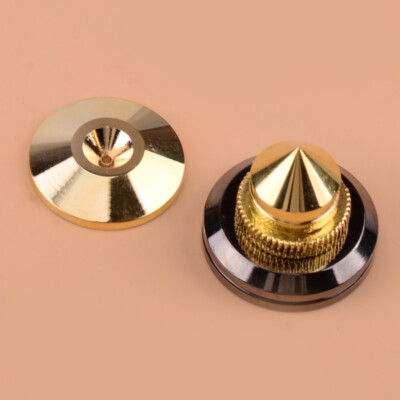 Speaker AMP Spike Cone & Base Isolation Feet Improve Audio Sound Quality New