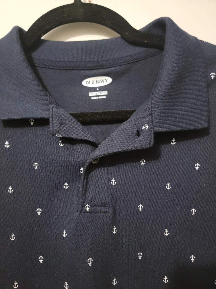 Old navy built clearance in flex polo