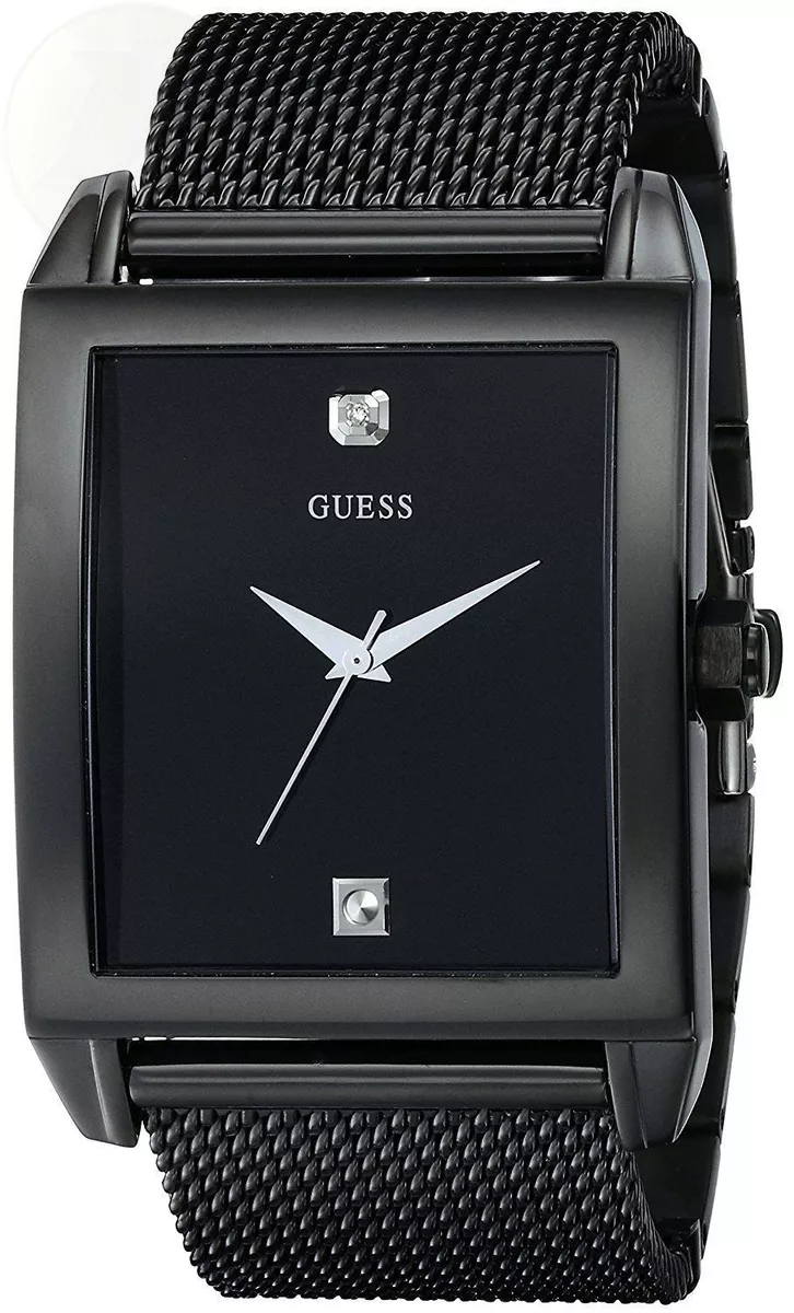 Mens guess watch with diamonds top
