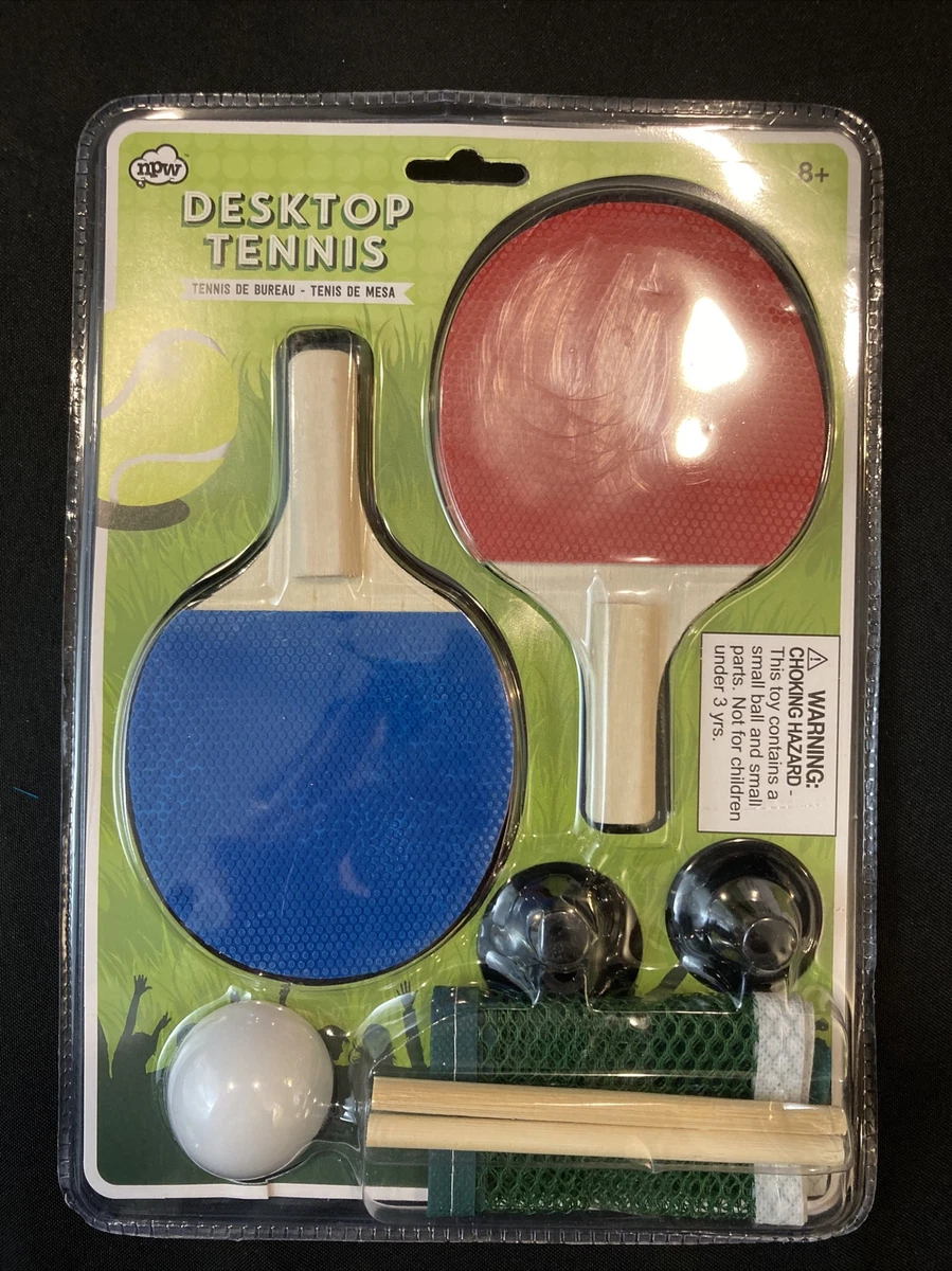 NPW USA Desktop Ping Pong Table Tennis Set